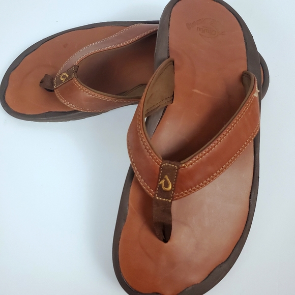 olukai mens leather shoes